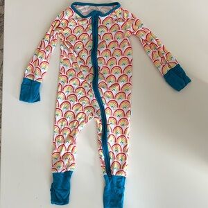 Little Sleepies rainbow Zippy